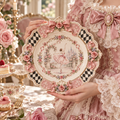 Qunzelaviro Rose Garden Scalloped Plate — product view 1